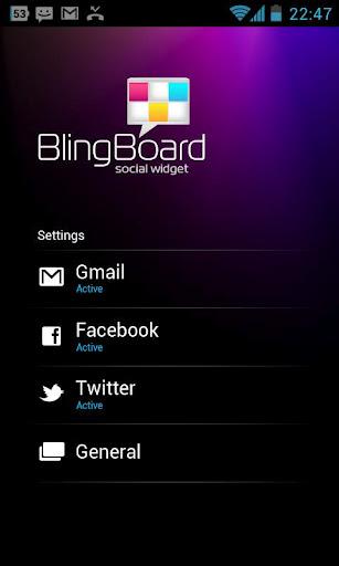  Blingboard Social Widget: Notifiche Social Network, Gmail, Chiamate e Altro sulla Home [App Android]