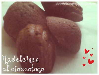 Madeleines al cioccolato