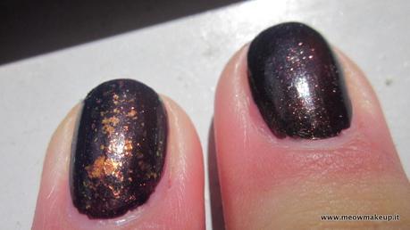 China Glaze Midtown Magic & Accent Nail with Inglot 202