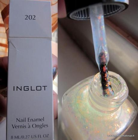 China Glaze Midtown Magic & Accent Nail with Inglot 202