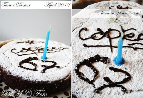 Torta caprese per un buon compleanno