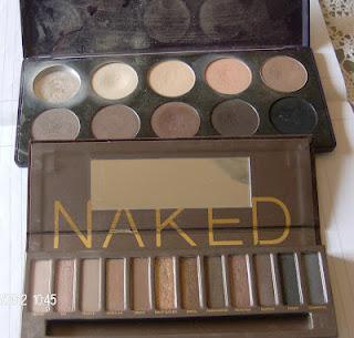 Maxi confronto naked palette vs elegantissimi....e dupe