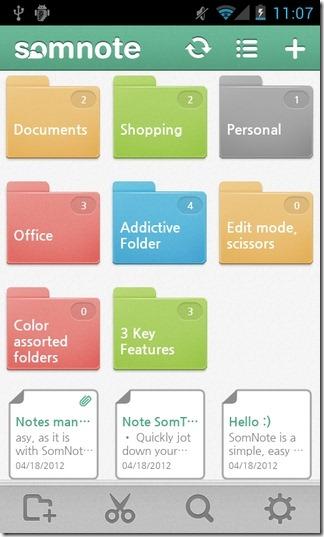 SomNote Android iOS Thumbnail View SomNote, prendere note e sincronizzarle in Cloud su Android & iPhone