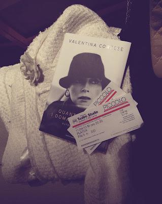 Valentina Cortese al Teatro Piccolo di Milano Valentina Cortese al Teatro Piccolo di Milano