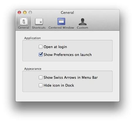 Swiss Arrows, un veloce ridimensionamento delle finestre per Mac OS X