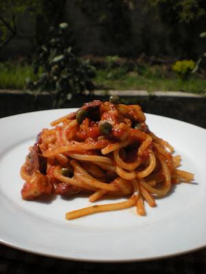 Spaghetti alla Chitarra Ricchi alle Melanzane