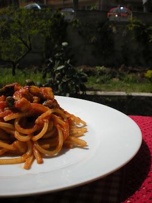 Spaghetti alla Chitarra Ricchi alle Melanzane