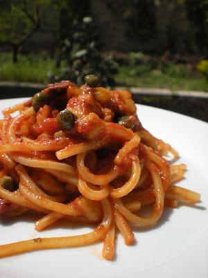 Spaghetti alla Chitarra Ricchi alle Melanzane