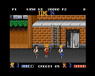 DELUSIONI VIDEOLUDICHE: Double Dragon (Amiga) -- La capa tonda!