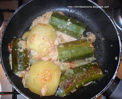 Zucchine e patate ripiene