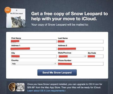 Apple regala Snow Leopard agli utenti Mobile Me