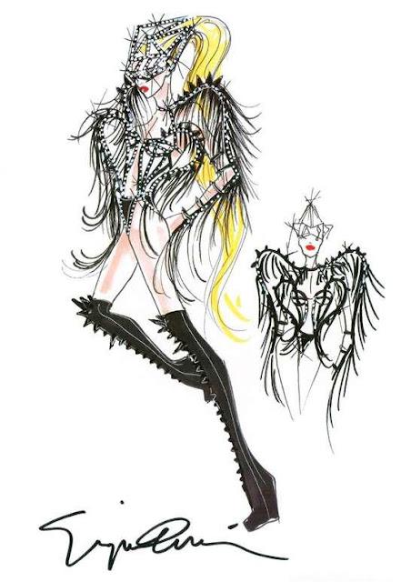 GIORGIO ARMANI for LADY GAGA || The Born this way Ball Tour \\ PREVIEW 4 MODEL