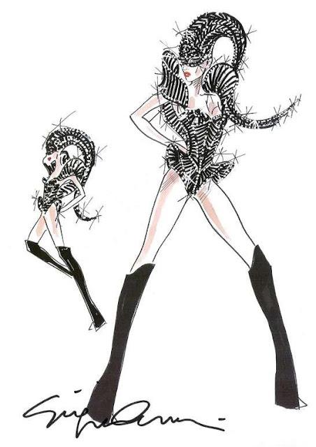 GIORGIO ARMANI for LADY GAGA || The Born this way Ball Tour \\ PREVIEW 4 MODEL