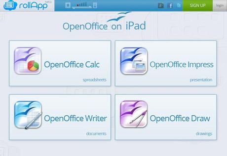 OpenOffice su iPad