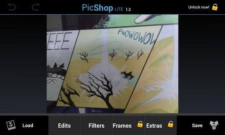 PicShop Android Home PicShop: Photo Editing e Condivisione sui Social Network [App Android]