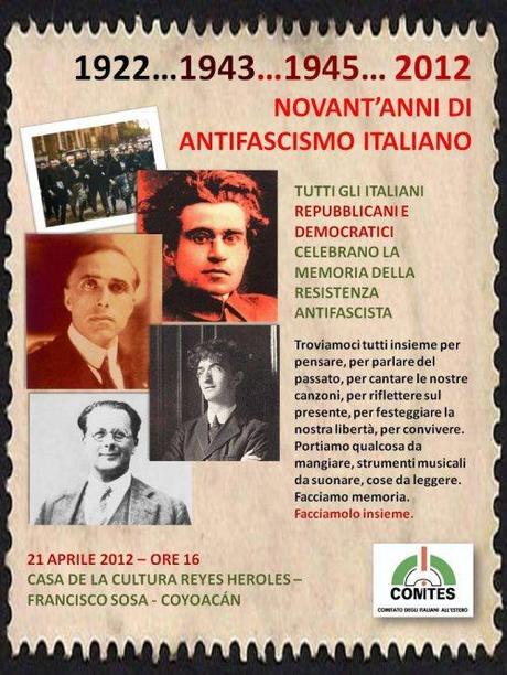 Evento México DF: antifascismo italiano, 90 años