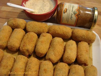 Crocchette di patate alla senape aromatizzata al pain d'épices