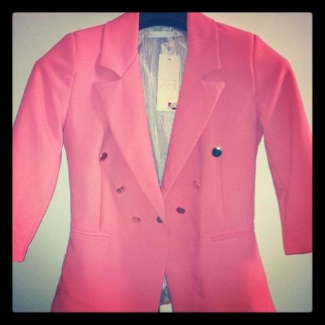 New In: Coral Blazer