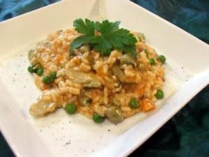 Risotto con verdure