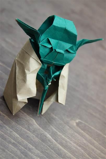 Yoda rifatto con gli Origami