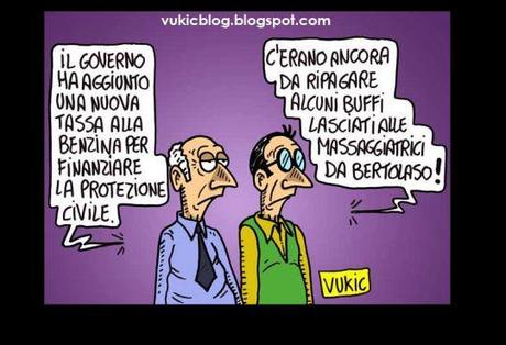 La satira politica del vignettista Marco Vukic – Aprile 2012: un diamante… è per sempre!