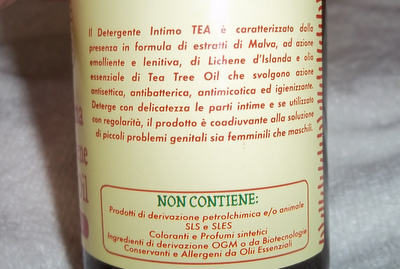 Tea Natura: igiene intima Malva, Lichene & Tea Tree Oil