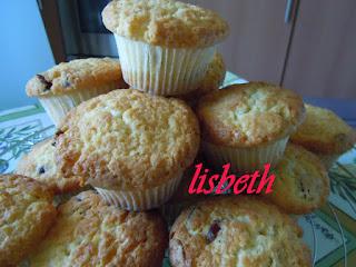 Unconventional cranberry muffins...
