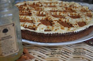 Torta frangipane allo zenzero con chibouste al miele