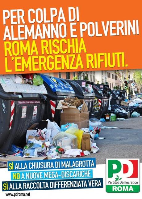 L’emergenza rifiuti a Roma. Le nostre idee.