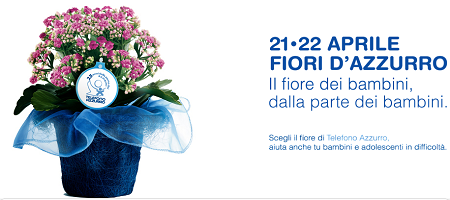 Iniziativa – 22 Aprile, Fiori d’azzurro