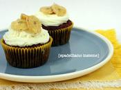 Cupcakes alla banana, farina integrale semi lino