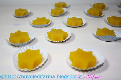 Caramelle gelatinose all'arancia