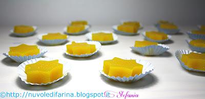 Caramelle gelatinose all'arancia