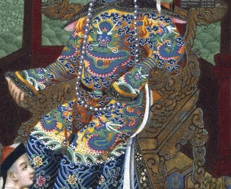 Patterns dettagliatissimi nelle illustrazioni libro chinese drawings