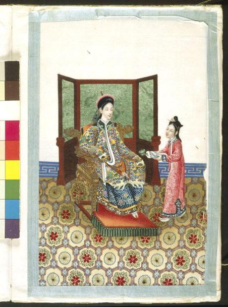 Patterns dettagliatissimi nelle illustrazioni libro chinese drawings