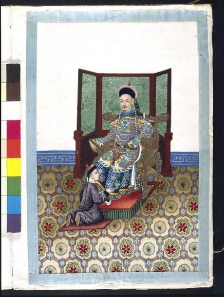 Patterns dettagliatissimi nelle illustrazioni libro chinese drawings