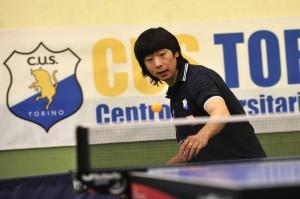 CUS Torino Tennis Tavolo Li Kewei - Foto di Massimo Pinca