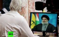 Assange intervista per la televisione russa Sayyed Nasrallah