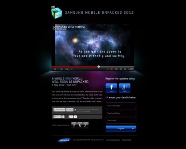 Samsung Galaxy SIII / S3 / GS3 Unpacked ufficiale il 3 Maggio 2012 video