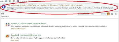 18 Windows Skydrive Riduce lo Spazio di Hosting da 25 Gb a 7 Gb Vecchi Utenti Attenzione!!! [Applicazione PC e MAC]