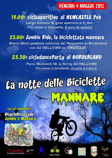 Zombie Ride Torino: 4 Maggio 2012 - La notte delle Biciclette Mannare !!!