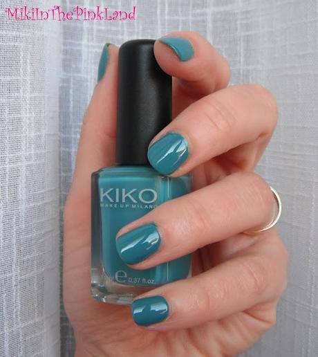 Smalto del giorno: Kiko Turchese e H&M; Metallic Blue