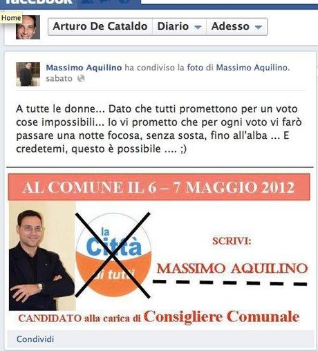 Se mi voti ti travolgo di passione!