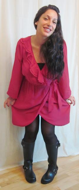 Outfit: Et si il pleut? Fuchsia!