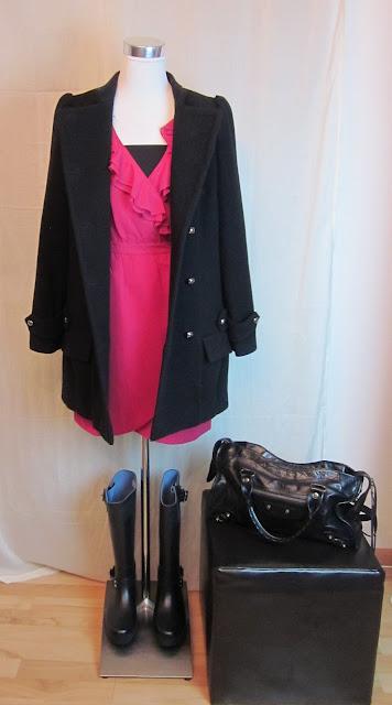 Outfit: Et si il pleut? Fuchsia!