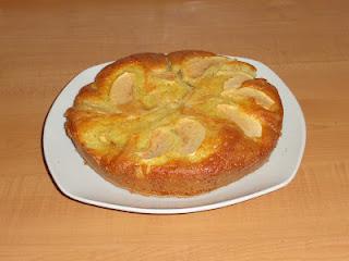 torta di mele preparata con la ricetta di un libro spettacolare