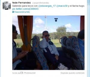 FOTO-Fernandez e Campagnaro in partenza per Lecce!