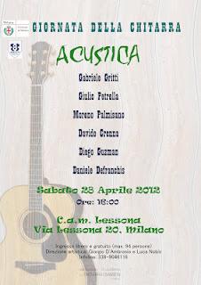 Giornata.. Acustica! sabato 28 Aprile 2012