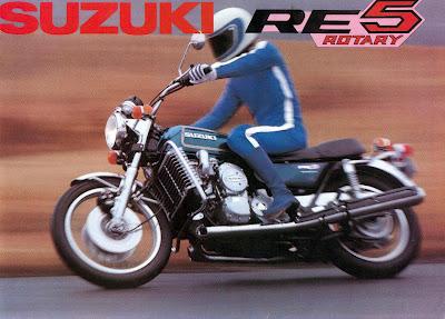 Vintage Brochures: Suzuki RE5 Rotary 1976 (Usa & Germany)