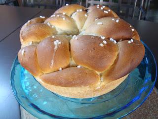 Pan brioche al cioccolato.